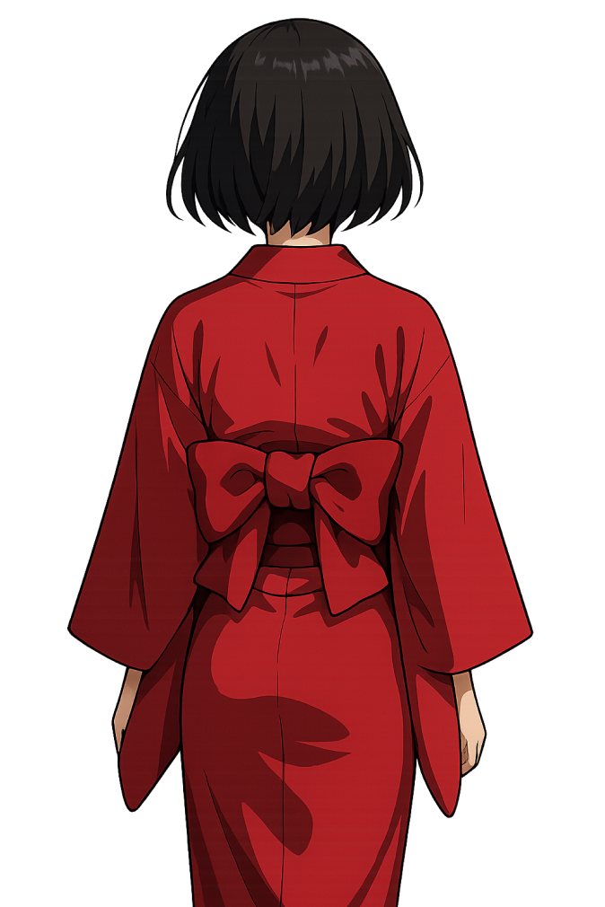 Anime character in red outfit